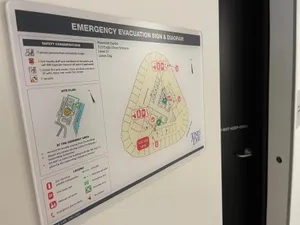 Evacuation diagram 1